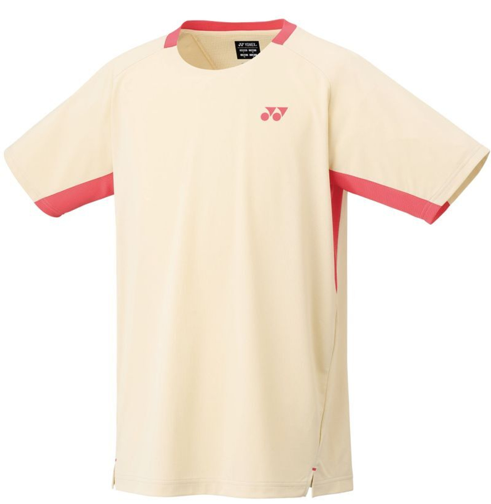 Мужская теннисная футболка Yonex AO Crew Neck - Бежевый
