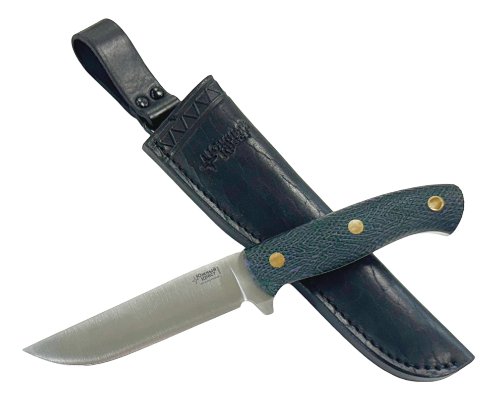 Нож Южный Крест F5, сталь Elmax, микарта кастом насечка,  226.0464 конв