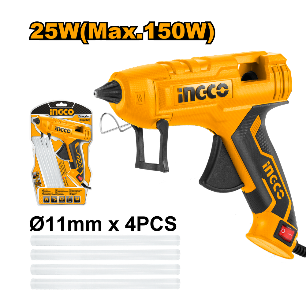Клеевой пистолет INGCO GG258 150 Вт 11,2 мм Клеевой пистолет INGCO GG258 150 Вт 11,2 мм
