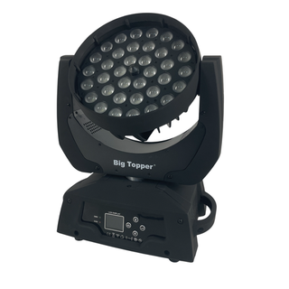 Вращающаяся голова Led Wash zoom 36*10W, Big Topper