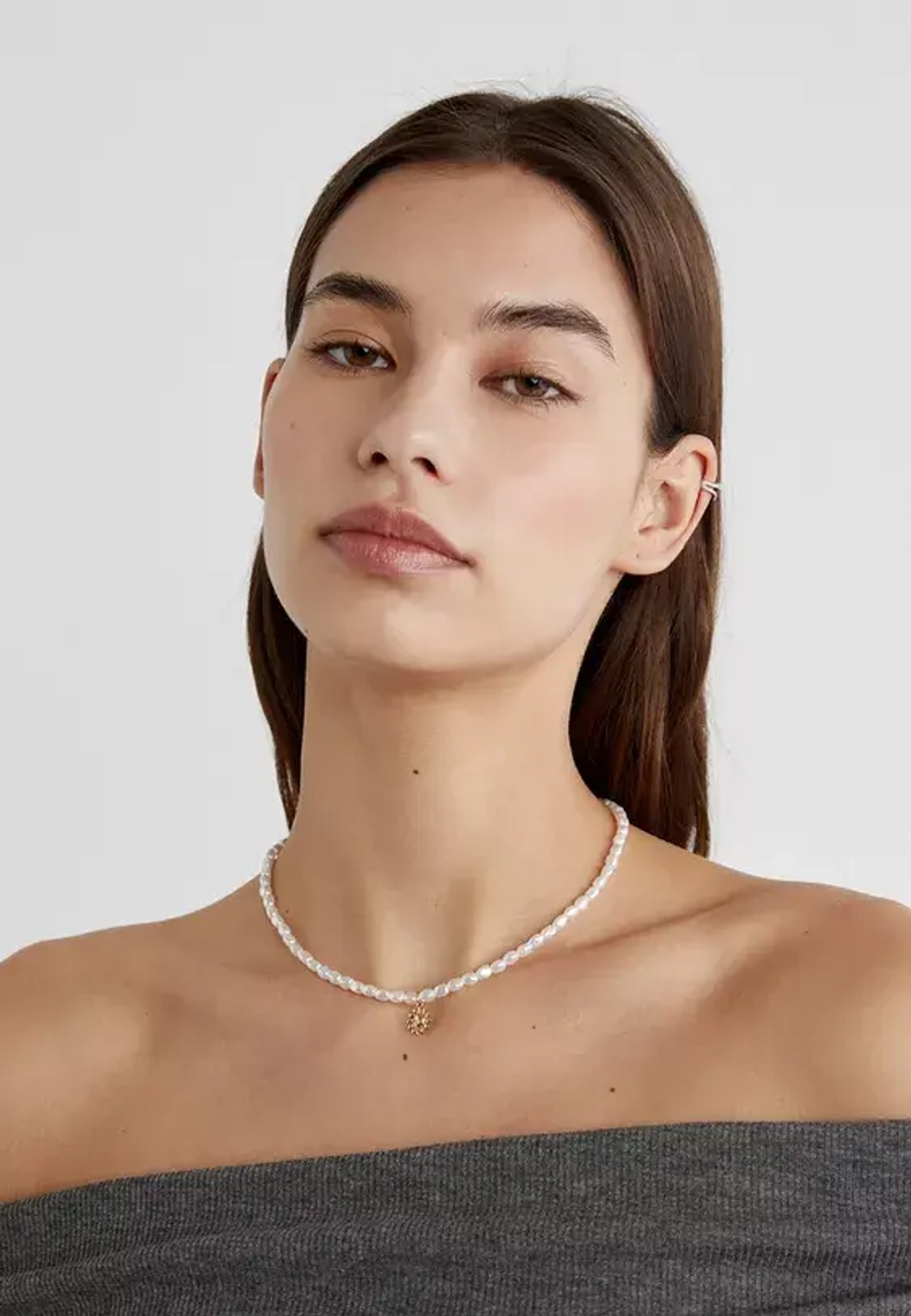 STRADIVARIUS Набор из 4 ожерелий с луной и солнцем, золотой