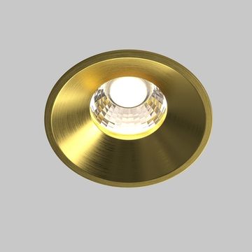 Встраиваемый светильник 12W 4000K 60° DL058-12W4K-BS латунь Round Downlight Мaytoni