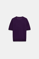 СВИТЕР ИЗ 100% ШЕРСТИ С КОРОТКИМ РУКАВОМ — ZARA