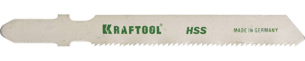 KRAFTOOL T118A, EU-хвост., по металлу HSS, шаг 1.2 мм, 50 мм, 5 шт, полотна для лобзика (159551-1.2-S5)