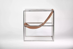 Уличное кресло TESS Outdoor Chair Премиум stainless / natural leather (Up!Flame)