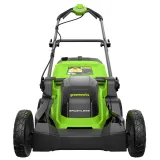 Газонокосилка аккумуляторная Greenworks GD40LM411, 40V, бесщеточная, 41 см, c 1хАКБ 5Ач и ЗУ (2521007UG) — фото 5