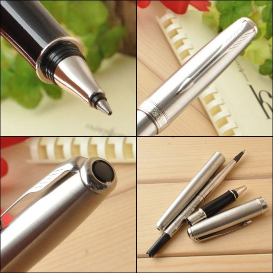 Ручка-роллер Parker Sonnet T526, цвет: St. Steel CT, стержень: Fblack, S0809230