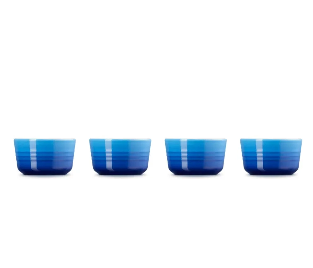 Le Creuset Набор из 4 форм для выпечки 100мл лазурный 79109102200000
