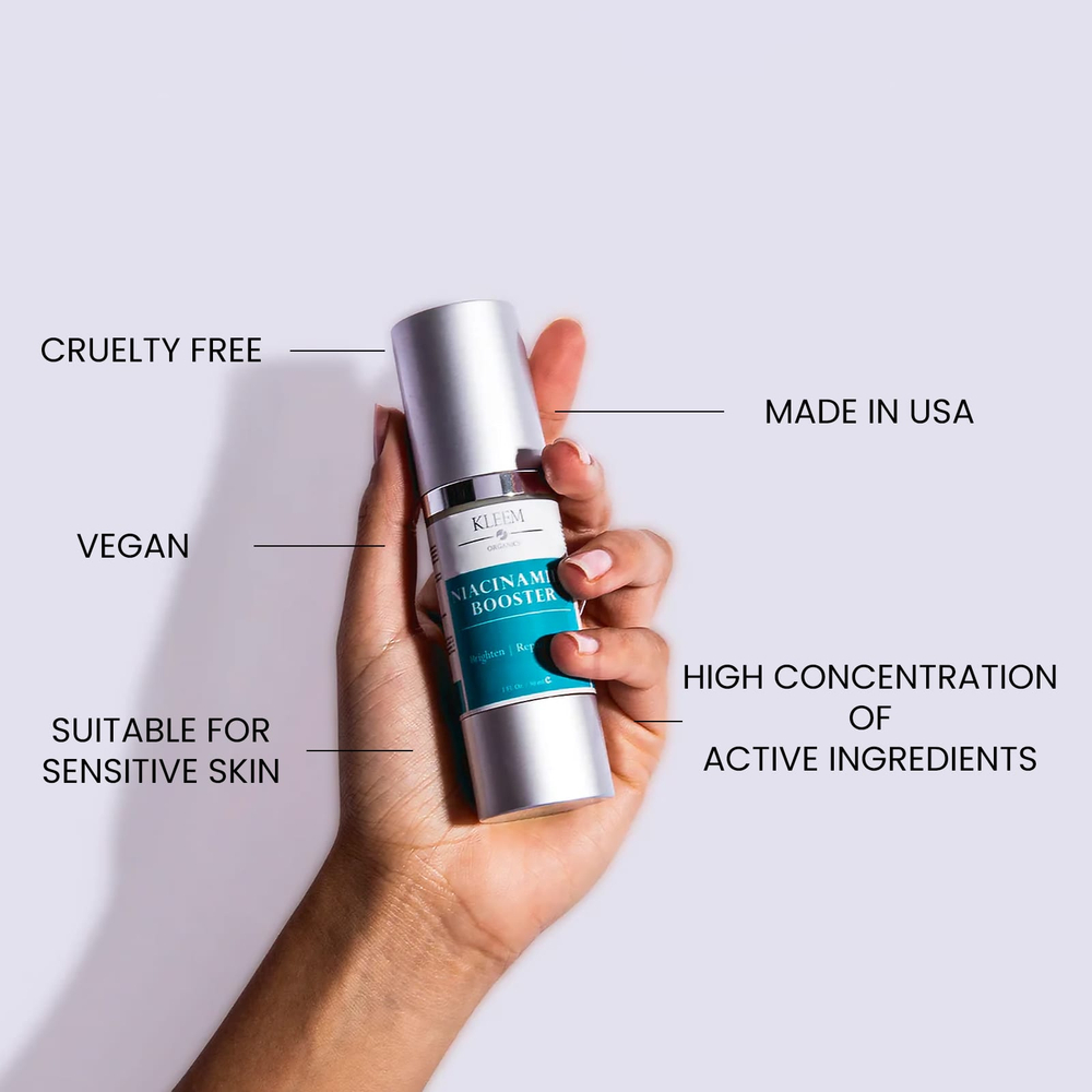 Kleem Organics, никотинамид, бустер, 30 мл (1 жидк. унция)