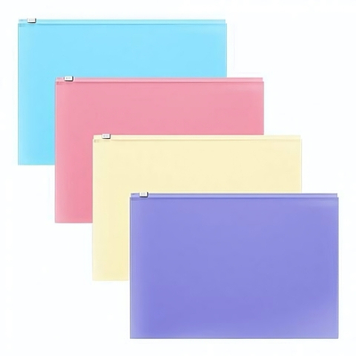 Zip-пакет пластиковый B5, Fizzy Pastel, разноцветный принт (Erich Krause)