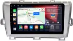 Магнитола для Toyota Prius 30 2009-2015 (левый руль, рамка серебро) - Canbox 9211 Qled, Android 10, Быстрая, SIM-слот