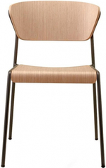 Стул деревянный Scab Design Lisa Wood, антрацит, натуральный дуб