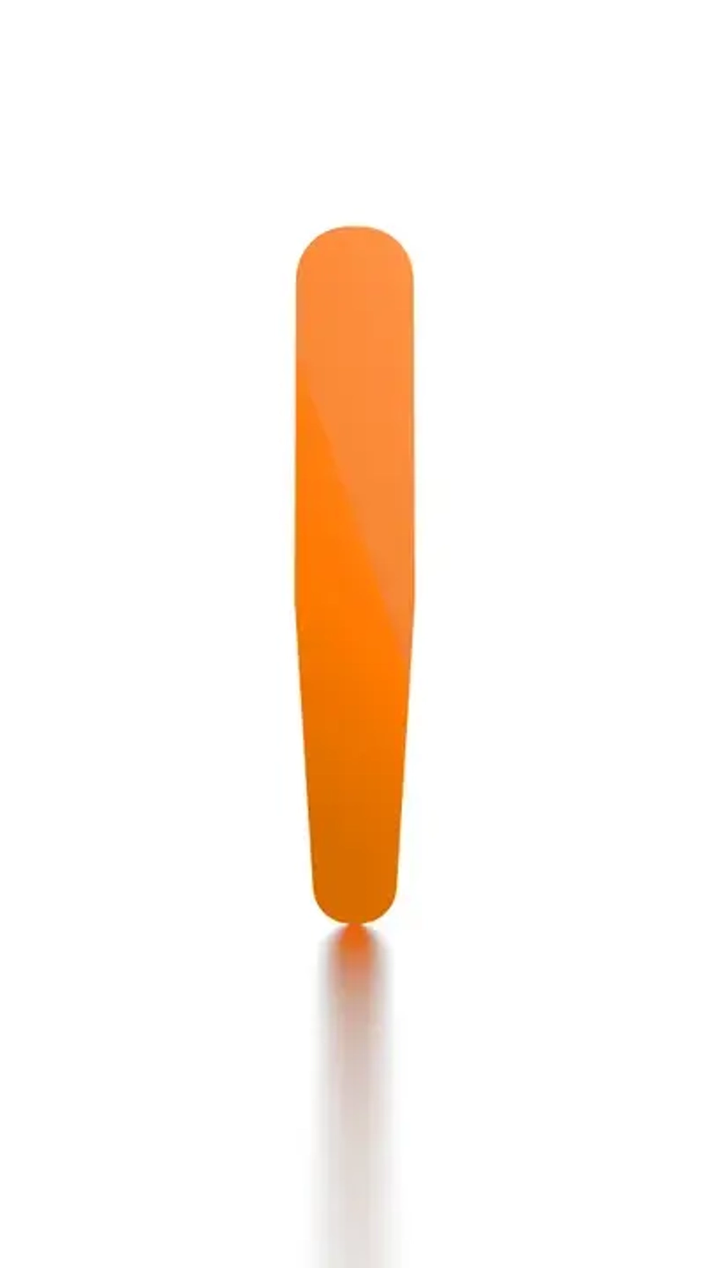 Пилка педикюрная GOLDEN TRACE (пластмассовая) (оранжевая)