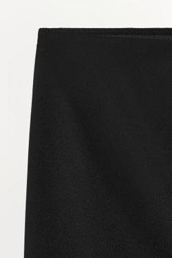 ZARA МИНИ-ЮБКА-ЧЕХОЛ, ЧЕРНЫЙ
