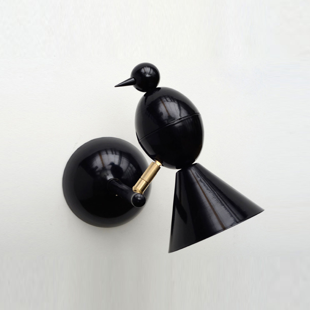 Wall design lamp  Alouette by Atelier Areti (Black)