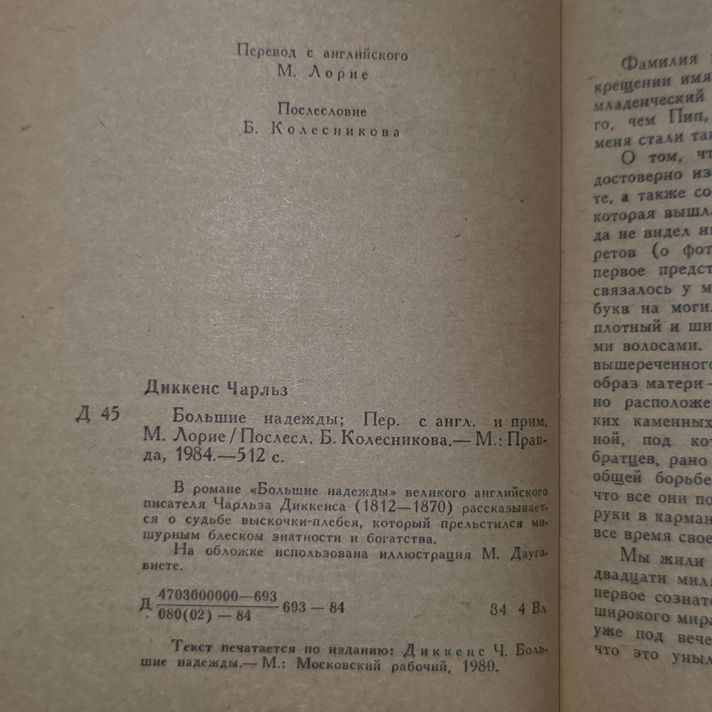 книга "Большие надежды"