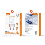 Зарядное устройство Mietubl MTB-CS06E GaN PD33W+QC3.0 3A Type-C+USB White