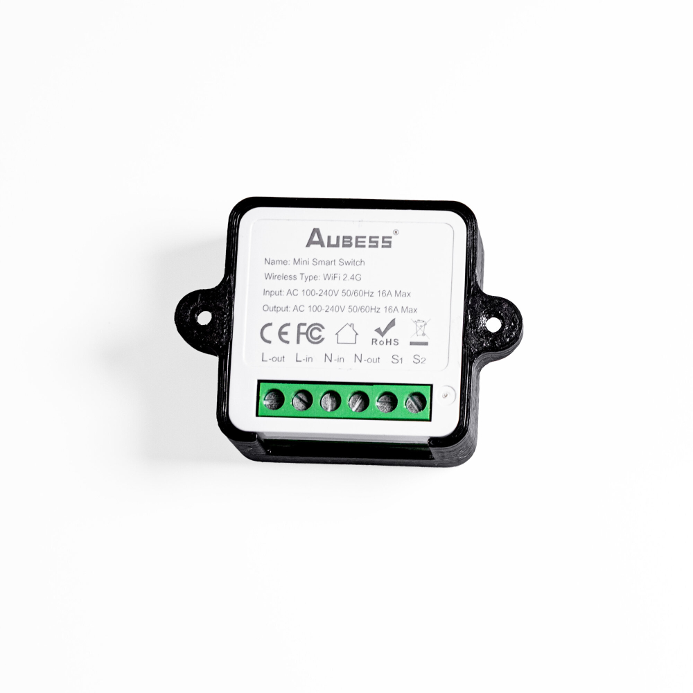 Крепление реле Aubess mini SMART switch на стену, чёрное