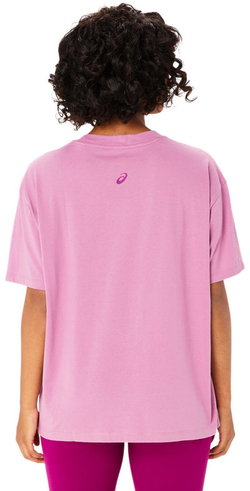 Женская теннисная футболка Asics Logo T-Shirt - Розовый