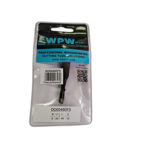 Фреза - Сверло WPW Domino DF 500 D5 B23,5 L48,8 M 6х0,75, для шкантов DOMINO DF500 D 6 x 50 DO0549DF5