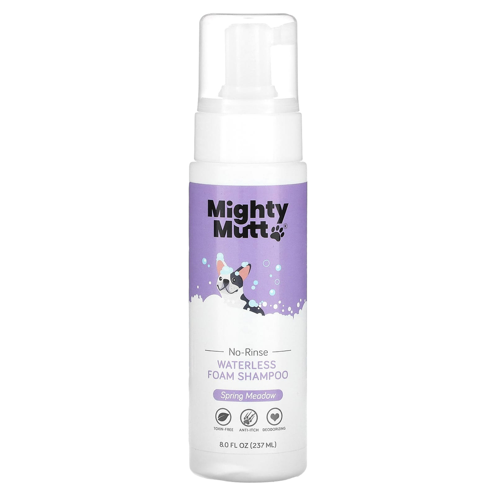 Mighty Mutt, шампунь-пенка без воды, для собак, весенний луг, 237 мл (8 жидк. унций)