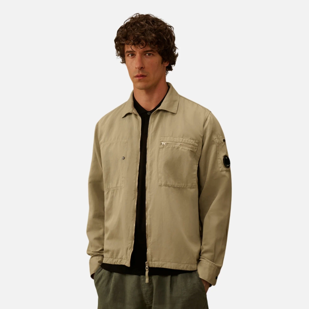 Куртка-рубашка C.P. Company Overshirt In Cotton/Linen