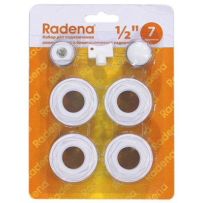 Набор для подключения радиатора Radena 1/2" 7 предметов