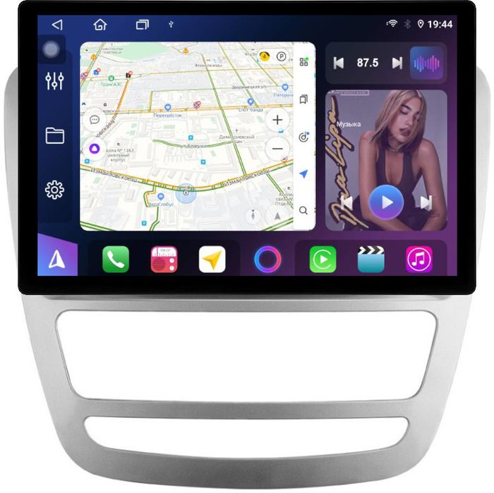Магнитола для Sollers ST6 (взамен монохром экрана), JAC T6 - FarCar BX877 монитор 13" 2K QLED на Android 13, TS10, 6+128, CarPlay, 4G SIM-слот