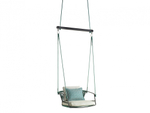 Качели плетеные Scab Design Lisa Swing, антрацит, ментоловый