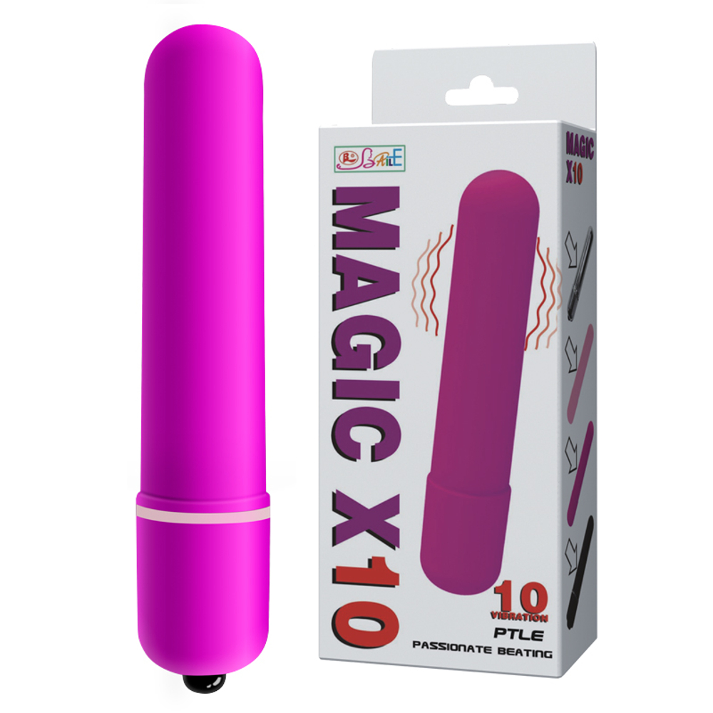 BI-014192-0101S / Вибромассажер пуля Magic X10 фиолетовая