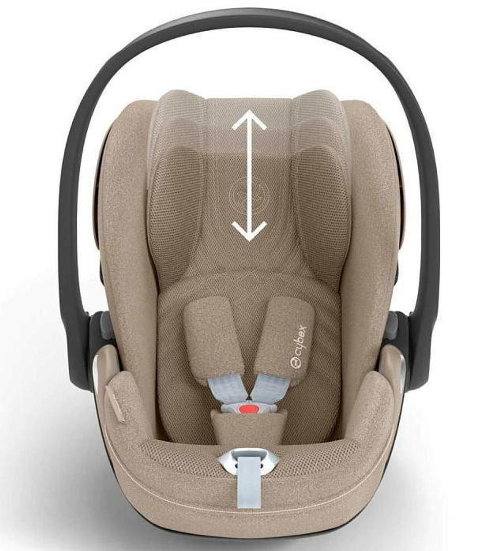 Коляска Cybex Balios S Lux BLK complete Cloud T Cozy Beige Plus 3 в 1 Moon Black с дождевиками