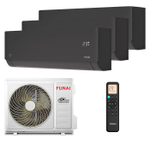 Мультисплит система на 3 комнаты Funai RAM-I-SNN30HP.W02/S x 3 / RAM-I-3SKG80HP.02/U