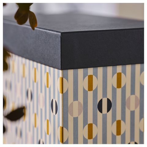 Набор коробок IKEA DAKSJUS ( ДАКСЬЮС), Разноцветный, 2 шт