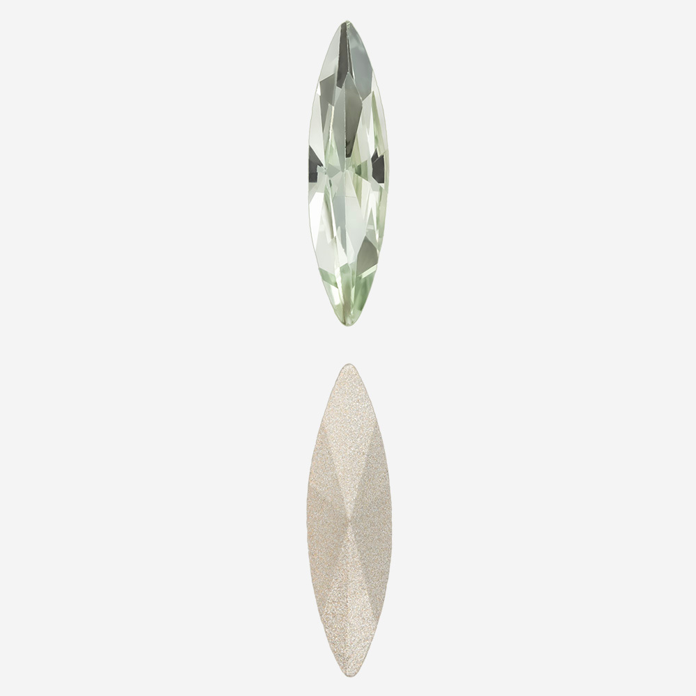 Кристалл Маркиз (Marquise Fancy Stone), оттенок "Хризолит"/"Chrysolite", 15*4мм