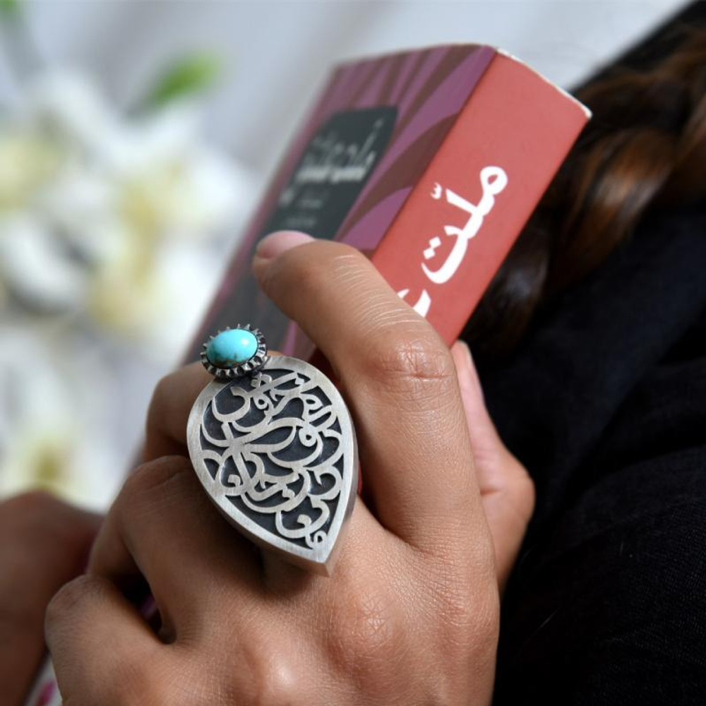 Серебряное кольцо с бирюзой Dorkhaneh DRK-110820271 Иран