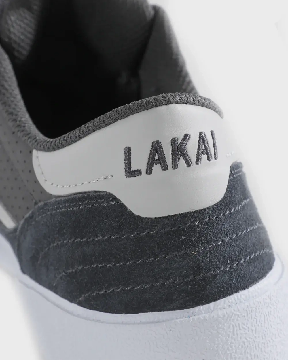 Кеды Cambridge - Charcoal Suede / White Logo / Perf Leather
