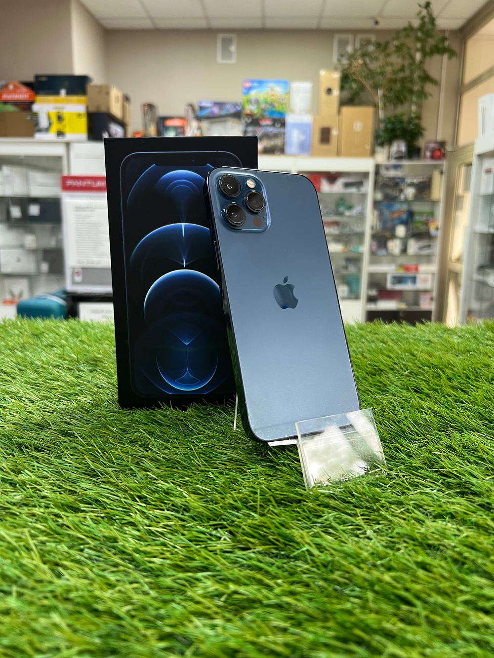 Б/у IPhone 12 Pro Max 128Gb Pacific Blue