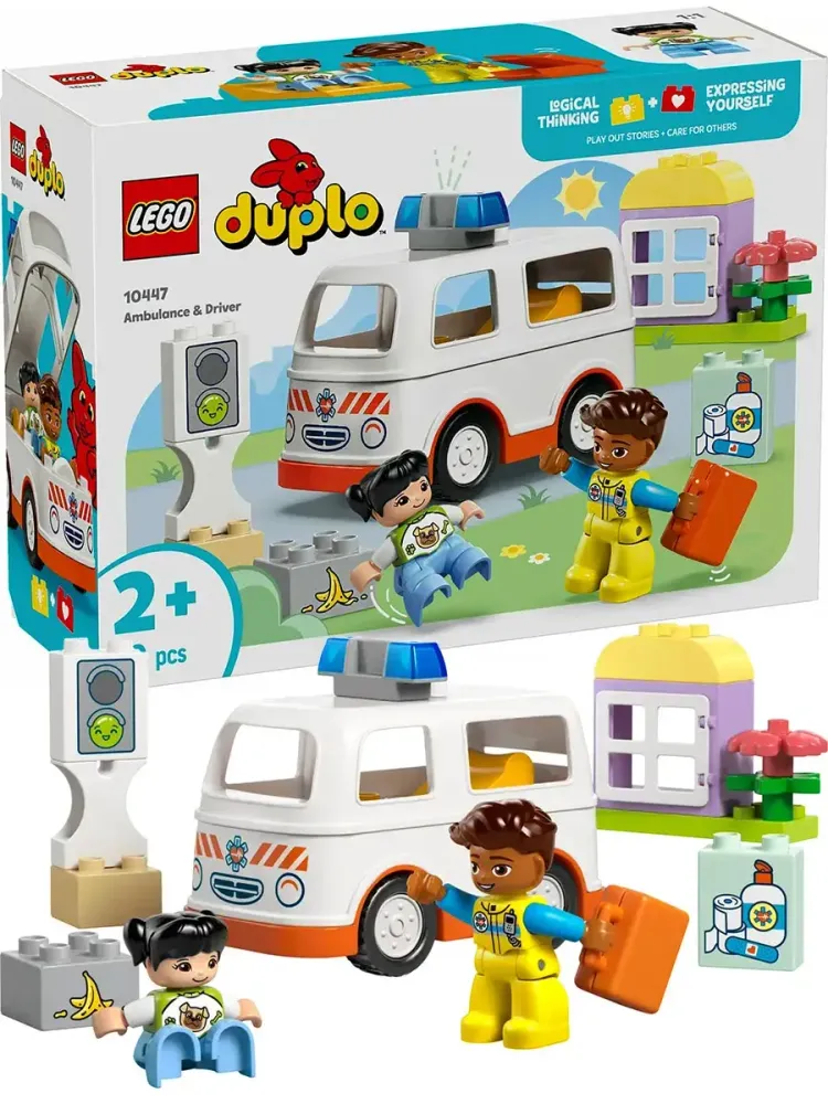 Конструктор DUPLO 10447 Машина скорой помощи с водителем