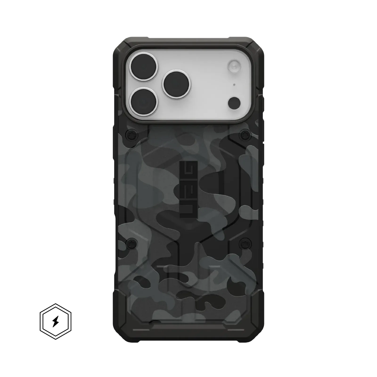 UAG Pathfinder SE with MagSafe Series Case for Apple iPhone 17 Pro Max Midnight Camo (Чёрный)