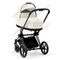 Коляска для новорожденных Cybex Priam IV Off White шасси Matt Black
