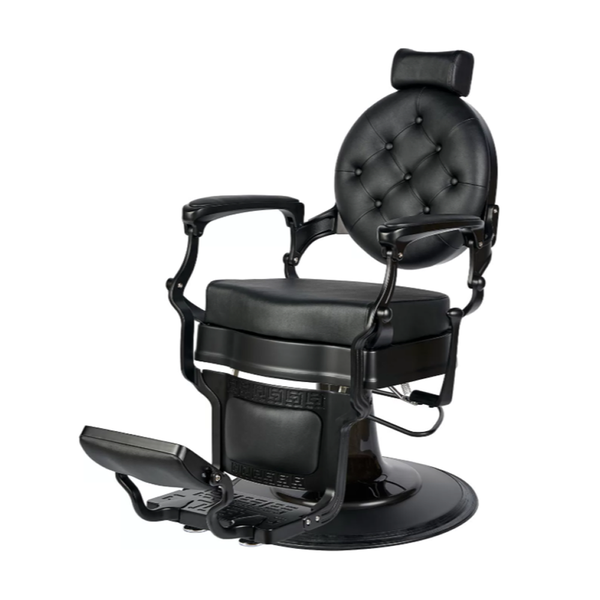 Кресло мужское Барбер BUZZ Black Black VIP02