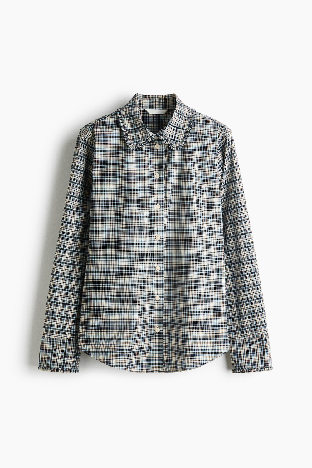 Рубашка из хлопкового поплина — прямой крой - H&M