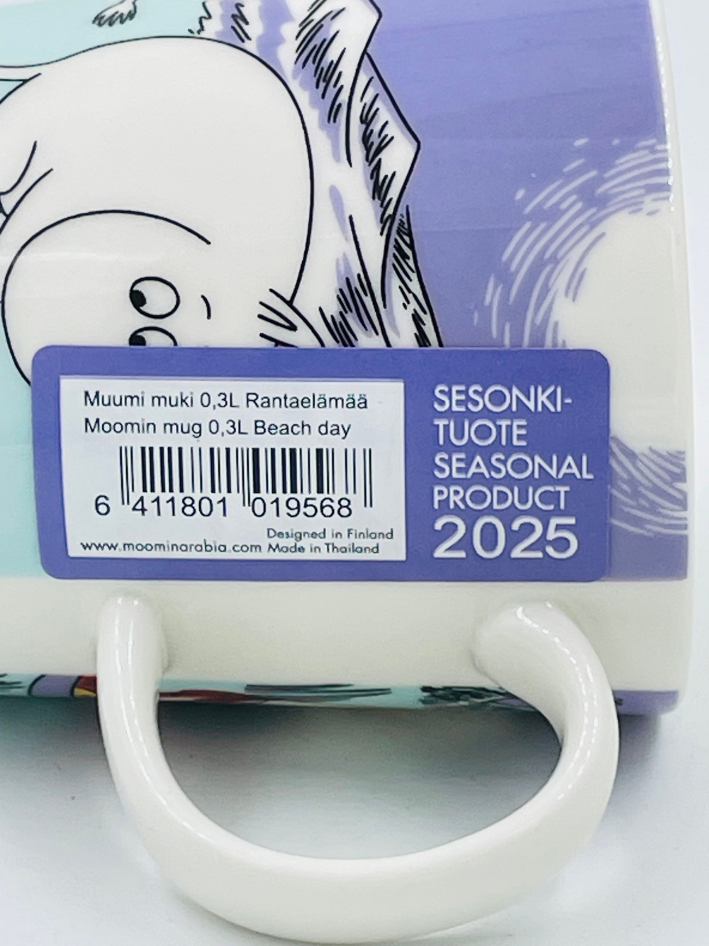 Кружка Arabia Moomin Лето 2025 Beach Day/Пляжный день, 300 мл (Из Финляндии)
