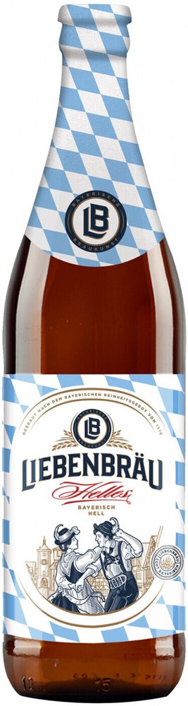 Пиво Либенброй Хель / Liebenbrau Helles 0.5 - стекло