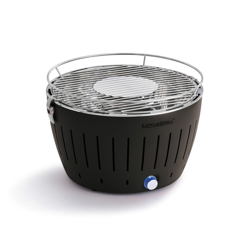 Угольный + газовый гриль Lotus Grill Hybrid, 34 см (серый антрацит)
