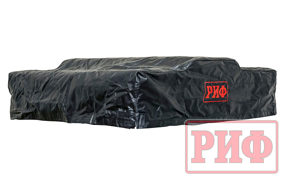 Палатка на крышу автомобиля РИФ Soft RT02-120, тент серый, 400 гр., 120х240х115 см
