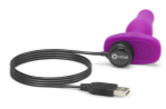 Анальная вибропробка NOVICE REMOTE CONTROL PLUG FUCHSIA - 10,2 см.