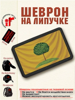 Шеврон "Флаг и Герб Липецка. Развивается." dtf