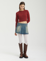 Женский Кардиган Small Cherry Snap Point Slim