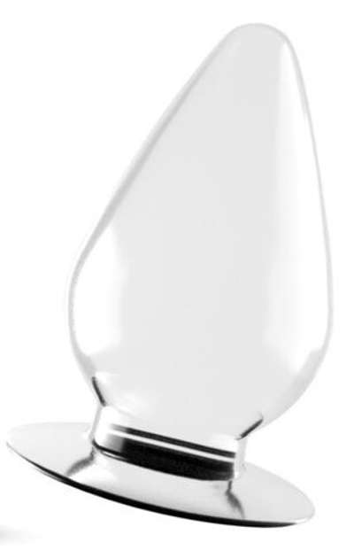 Прозрачная анальная пробка Flawless Clear Anal Plug - 11,5 см. (Цвет: прозрачный)